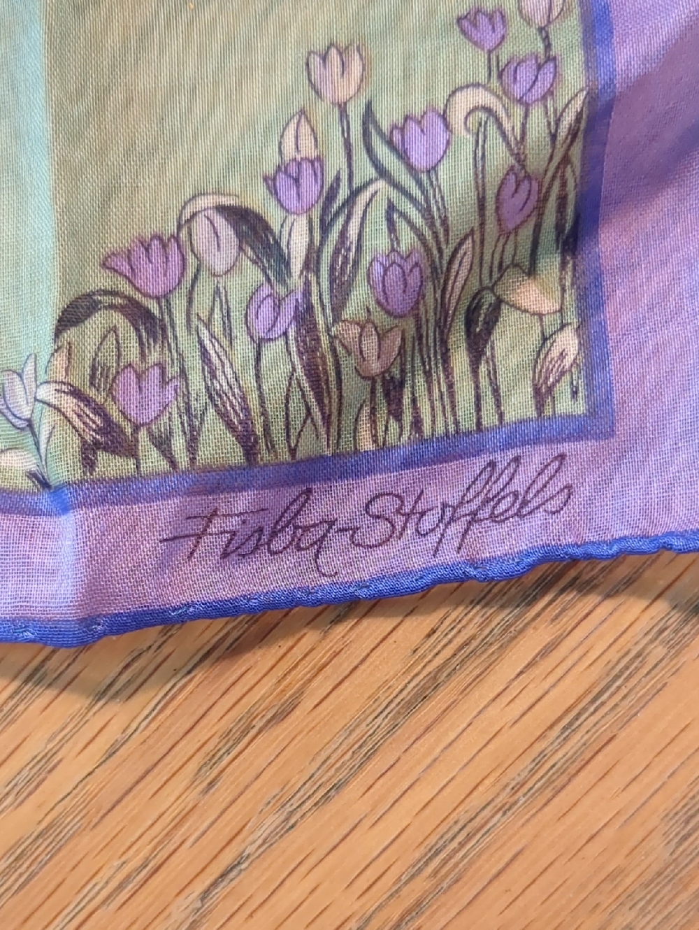 Lavender Vintage Designer Handkerchief Bundle - Picture 8 of 8